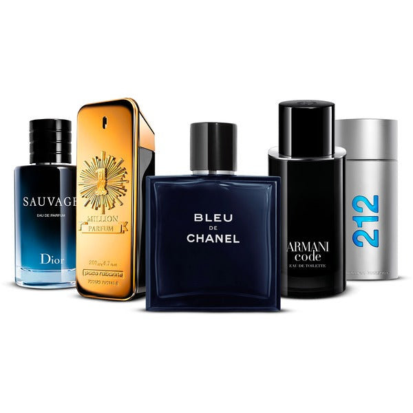 Combination of 5 men's perfumes – Lumière Select [100 ml each]